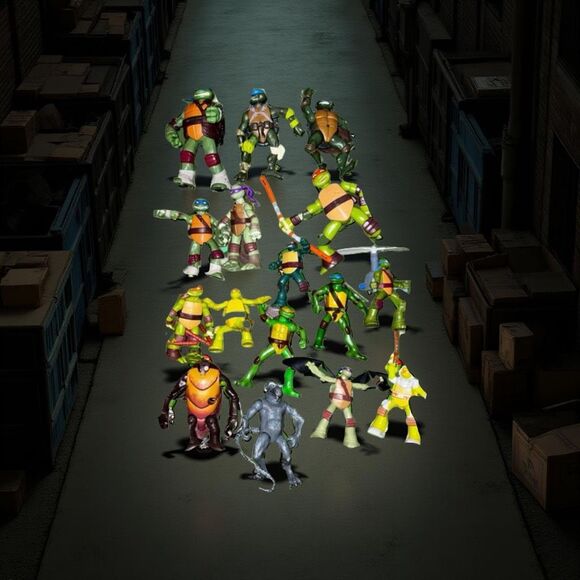 2002-2016 Viacom & Mirage Mixed Teenage Mutant Ninja Turtles Cockroach Splinter - Picture 1 of 5